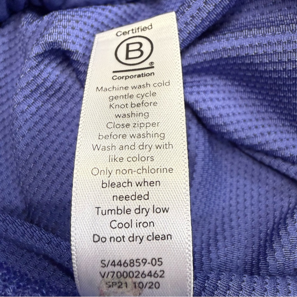 Athleta Expedition Skort Dress Romper Mesh Shorts Size 14 Blue - Picture 15 of 16